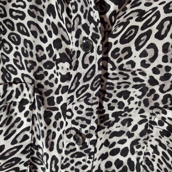JONES New York Animal Print Women's Blouse, Size L - Picture 7 of 10